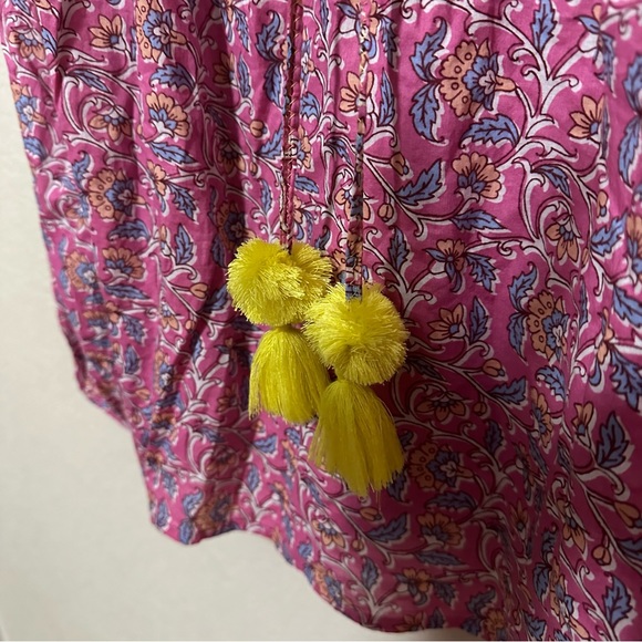 J. Crew embroidered cotton voile top in pink size S - Picture 6 of 6